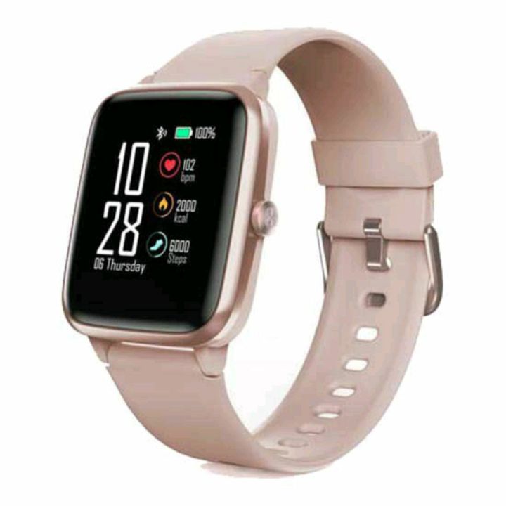 Smart watch Hama Fit Watch 5910, 1.3", GPS, Heart rate, Pedometer, Calories, Waterproof, (like new excellent condition without original box)Pink
