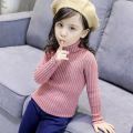New Sweater Kids Sweaters Autumn Girls Turtleneck Sweaters 1-9Yrs Baby Boys Pullover Winter Knitted Bottoming Boys Sweaters.