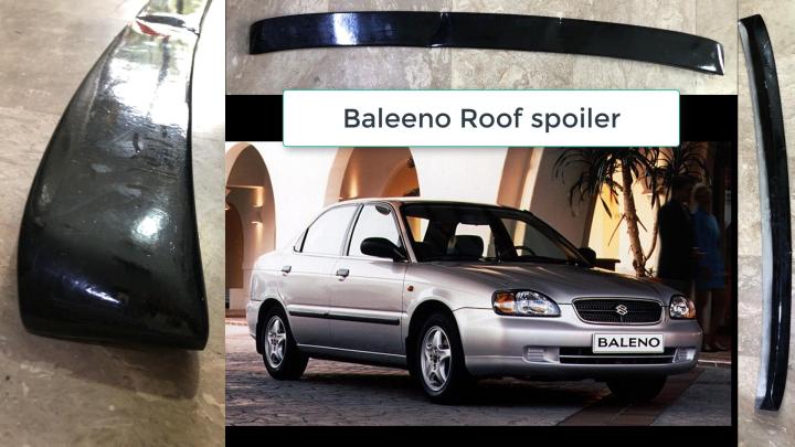 Suzuki Baleno Rear Window Roof Spoiler coloured | Daraz.pk