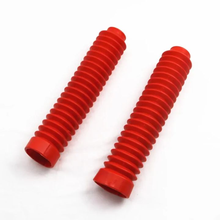 30mm%20Front%20Fork%20Motorbike%20Red%20Rubber%20Boot%20Universal%20Dust%20Jacket%20Cover%20Dirt%20Bike%20-%20Image%205