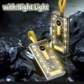 66W Super Fast Charge Power Bank 20000mah original Battery PD super Fast Charger PD20W led digital display transparent bank long endurance multiple protection For iPhone Samsung Xiomi Auxiliary Battery. 