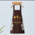 Waterproof Multicolor Kitchen Apron for Women | Oil-Proof Adjustable Cooking Apron with Pocket | Hand-Wiping Kitchen Apron. 