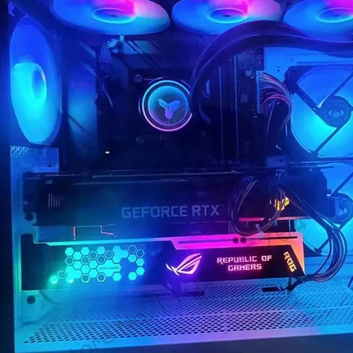Universal%20Graphics%20Card%20Bracket%20Holder%20&%20GPU%20Support,%20ASUS%20TUF%20AORUS%20ROG%20Brand%20Belief,%205V%203Pin%20ARGB%20MOD%20Gamer%20Case%20Decoration%20-%20Image%206