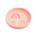 1PCS Dinosaur Silicone Baby Plate BPA Free Cartoon Food Tray For Toddlers Self Feeding Training 6M+ Easy Clean Tableware. 
