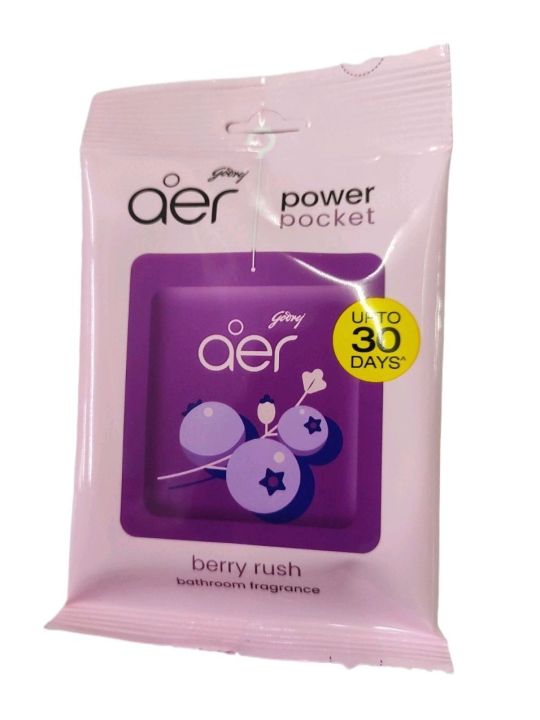 Godrej Aer Power Pocket Fresheners Berry Rush -10G