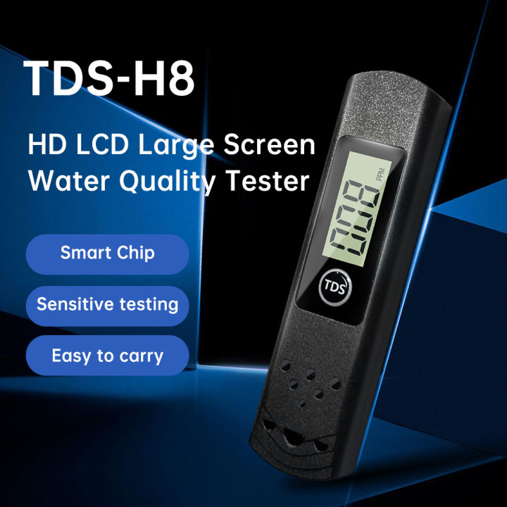 ADVANCED™Mini TDS Total Dissolved Solids Meter, Water Quality Tester, PPM Tester For Household Drinking Water, Swimming Pools, Aquariums, Hydroponics and more
