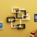wooden wall racks box shelves 6 box decoration piece. 