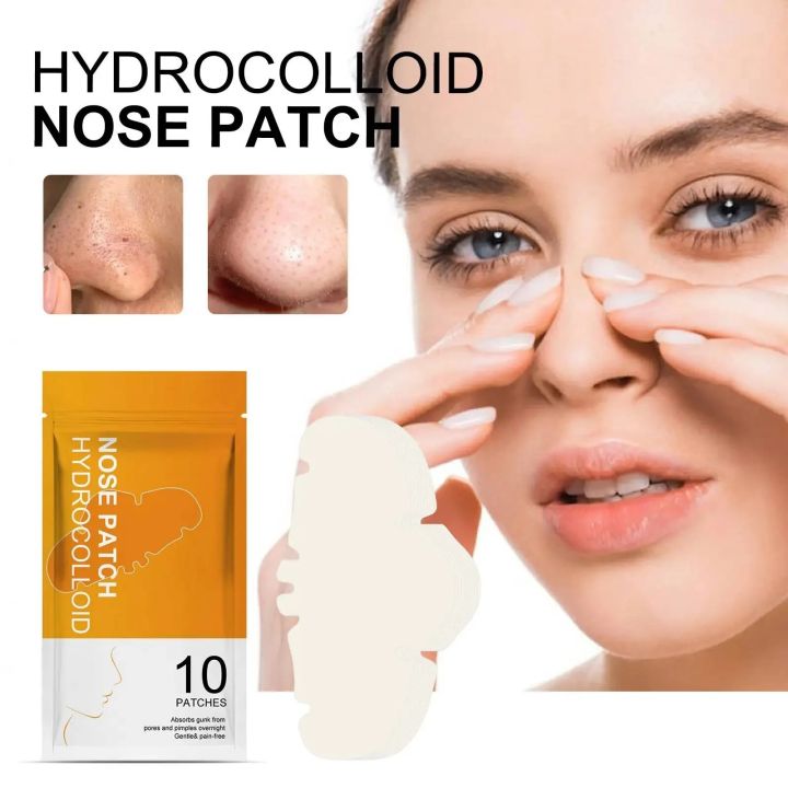 10pcsGentle Cleansing Face Remove Blackhead Acne Nose Strip Remove Grease Peel Clean Blackhead Nose Strip