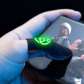 1 Pair For PUBG Gaming Finger Sleeve Luminous Fingertips Cover Anti-slip Breathable Finger Cots Thumb Gloves For Mobile Game. 