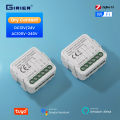 GIRIER Tuya Smart ZigBee/WiFi Switch Module 5A Dry Contact Smart DIY Breaker Relay DC 12/24V AC100-240V Support Alexa Hey . 
