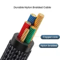 USB Sound Card Adapter with 3.5mm Headphone and Microphone Jack Braided Cable External USB Audio Adapter for Windows Mac Laptop. 