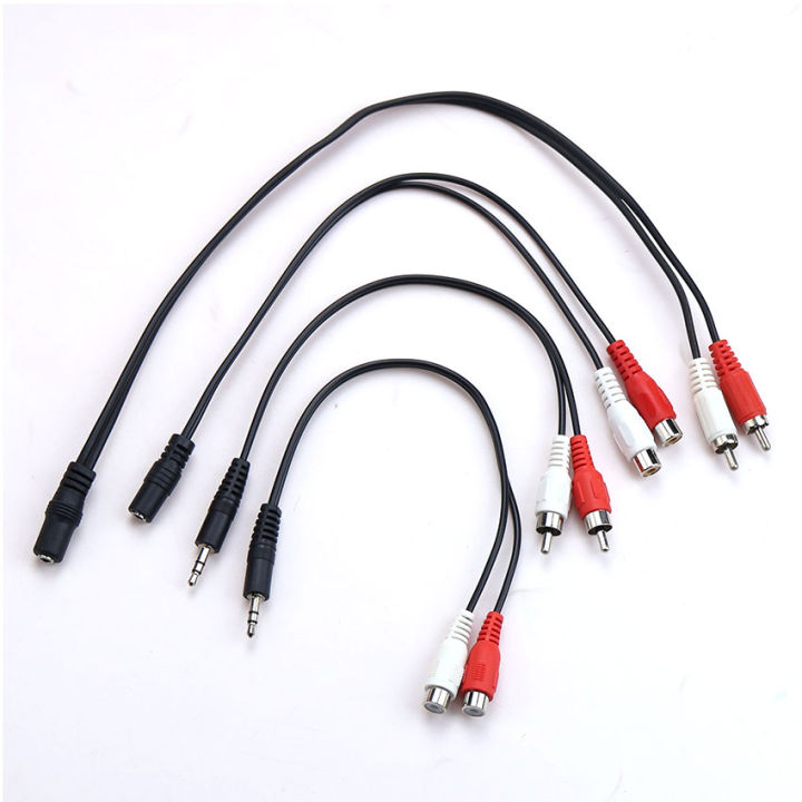 YuXi%203.5mm%20Jack%20Stereo%20To%202%20RCA%20Female%20Male%20Plug%20Cable%20Adapter%20Audio%20And%20Video%20Splitter%20Cables%20For%20TV%20Headphone%20-%20Image%202