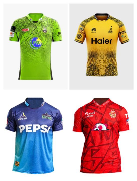 PSL Teams Official Home Ground T - Shirt / Best Quality pakistan Super League Teams T shirts / Its time to update your Game play and looj stylish.
