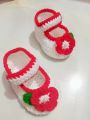 newborn baby knit woolen sock infant Girl  crochet Toddler crib shoes. 