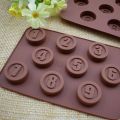 Number silicon mould. 