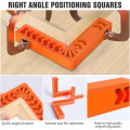 90 Degree Positioning Squares,Carpentry Squares Woodworking Tool, L-Type Right Angle Clamp Tools, Picture Frames Boxes Cabinets. 