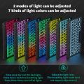 【Thailand sport】 backlit wireless Bluetooth keyboard and mouse with RGB LED light for LPAD laptop Android tablet. 