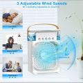 Portable Fan Air Conditioners USB Fan Water Mist Fan 3 In 1 Humidifie fan. 