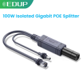 EDUP SK0076 100W Isolated Gigabit POE Splitter for StarLink Mini Dishy with RJ45 Interface High Speed 1000Mbps Steady Output.