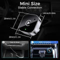 2026 Wireless CarPlay for iPhone & Android, 2-in-1 Plug and Play Converts Wired to Wireless CarPlay Android Auto, Fast Auto-Conn. 