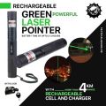 green laser light. 