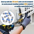 50Pcs High-Pressure Valve Core for R410 R32 R22, HVAC Replacement Part Ideal for Refrigeration Systems and Air Conditioning. 