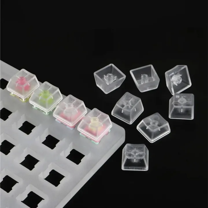 10/20pcs%20Blank%20ABS%20Frosted%20Translucent%201U%20R4%20Keycaps%20for%20Cherry%20MX%20Switches%20Mechanical%20Keyboard%20Replacement%20-%20Image%202