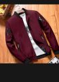 Samavia baseball collage versity jacket coustume letterman style pu leather sleeves bomber jacket for men OEM supply. 