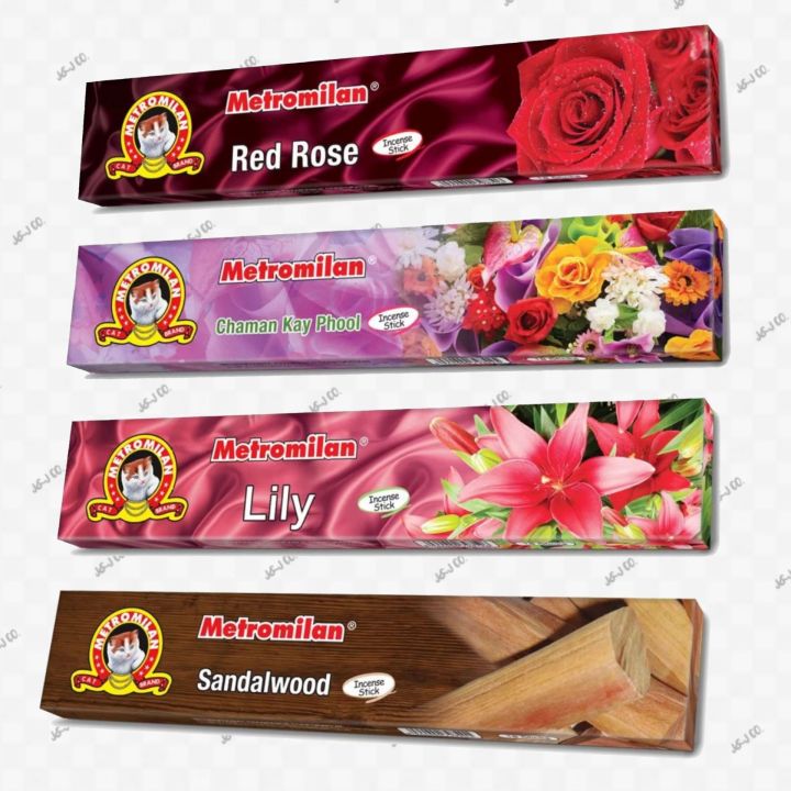 Metromilan%20Agrbatti%204%20Different%20Fragrance%20(Red%20Rose,Lily,Sandal%20Wood,Chaman%20K%20Phool)%204-Pack%20Bundle%20Metro%20Agrbatti%20-%20Image%206