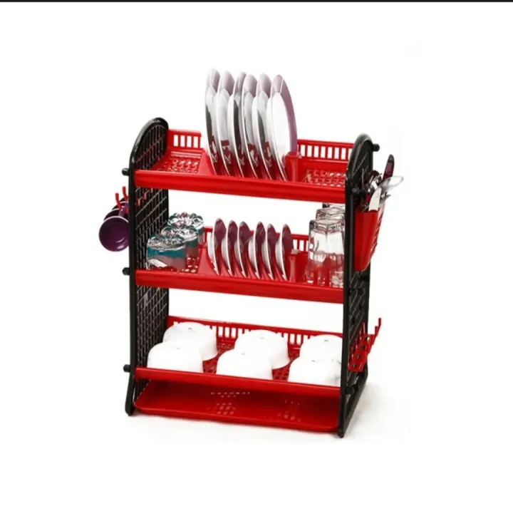 Smart%20Kitchen%20Rack%20Plastic%203%20Step%20Multi%20Function%20Storage%20Organizer%20with%20Cutlery%20Holder%20and%20Glass%20Rack%20-%20Image%203