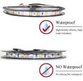 DC 12 V Volt LED Strip Light 2835 Waterproof Strip 5M 60LED/M RGB Warm White Strip Tape Lamp Diode Flexible TV Backlight. 
