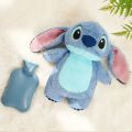 Disney Stitch Angel Lotso Plush Hand Warm Bottle Hot Water Bottles Portable Warm Hand Bag Hand Warmer Holiday Gift For Girlfrien. 