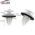 100PCS Plastic Car Door Panel Fastener Clips Fastener Rivet Bumper Clips Retainer Universal Screw Clips Car Accessories. 