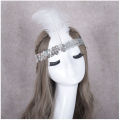 Gatsby feather sequins headband women Classic hair accessories fancy old kids retro party ornament adult cosplay pageant party cosplay pageant. 