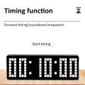 13Inch Pixel Digital Wall Clock Timer Positive/Countdown/Stopwatch Table Clock with Remote Control 12/24H LED Electronic Clocks. 