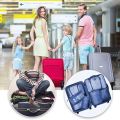 8 PCS High Quality Travel Storage Bag Organizer Set For Clothes Shoes Cosmetic Tidy Organizer Wardrobe Suitcase Pouch Travel Organizers Packing Bags. 