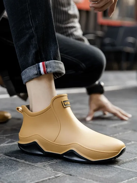 Fashion%20Couple's%20Outdoor%20Rain%20Boots%20New%20Men%20High%20Top%20Hiking%20Fishing%20Water%20Shoes%20Anti-slip%20Chef%20Work%20Ankle%20Boots%20Waterproof%20Shoes%20-%20Image%203