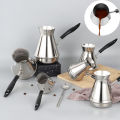 Long Handle Stainless Steel Moka Pot European Coffee kettle Butter Melting Pot Coffee Utensils Turkish Coffee Pot Kitchen Tools. 