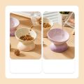 Cat Ceramic Bowl Gradient Pet Food Water Feeders Small Dogs Drinking Eating Supplies Raised Tilted Cats Puppy Feeding Supplies. 