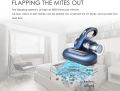 German Imported Mamibot UVLITE200 Bed Mattress Vacuum Cleaner,Anti Dust Mite Bed Cleaner with UV Light Sterilization,Coldless Handheld Vacuum with HEPA Filter for Bed, Sofa, Pillows. 
