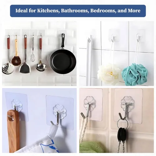 Transparent%20Self%20Adhesive%2010%20pcs%20Hanger%20Hooks%20Heavy%20Duty%20Wall%20Hooks%20for%20Kitchen%20Bathroom%20Home%20Storage%20Organizer%20-%20Image%205