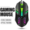 1 PC ITLY M01 Sports LED Luminous Backlit USB Wired Gaming Mouse for Desktop PC Laptop Office Computer Gaming Mouse. 