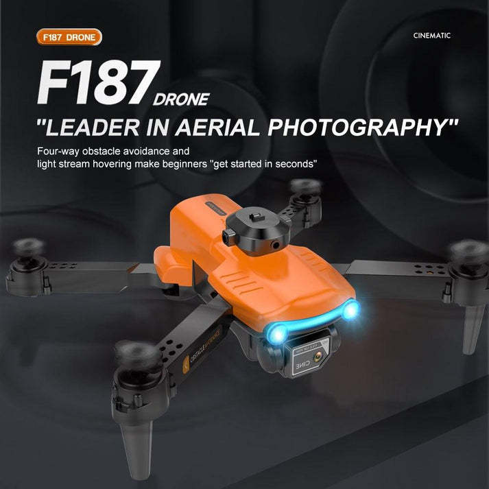 New F187 Drone - 2026 New 4K HD Dual Cameras Optical Flow Obstacle Avoidance Remote Control Professional Drones
