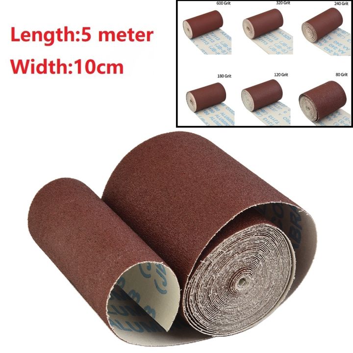 1 Roll Emery Cloth Sandpaper Roll Sanding Abrasive Sheets 80 120 180 ...