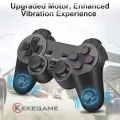 Wireless Controller 2.4G Gamepad Dual Vibration Joystick for PS2 Console Joypad USB PC Game Controle. 