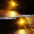 Car LED Turn Signal Orange Colour Canbus 15 SMD BA15S P21W High Power White 6000K. 