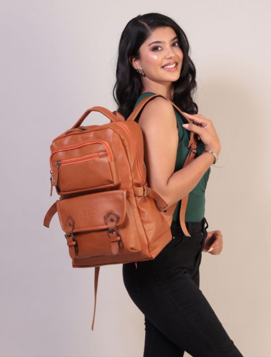 PU Leather Bag For School College And Office | Laptop Bag For Official Use