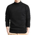 Men Sweater Solid Pullovers Mock Neck Spring And Autumn Wear Thin Fashion Undershirt Size M to 4XL Men Clothing. 