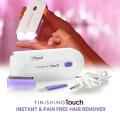 NEW Finishing Touch, Yes!, women's 2 in 1 rechargeable electric depilator, painless hair removal device, body shaver, rechargeable battery. 