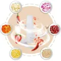 Stainless Steel Multifunctional 2LTR Hand Push Chopper Press Start Quick Operation,Mixer, Kitchens Best Food Chopper, Blender to Chop Fruits Onions. 